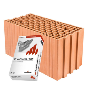 Pustak ceramiczny Porotherm 25 Profi - Wienerberger | 250x373x238 mm