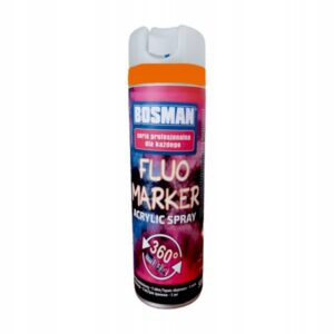 Farba spray fluorescencyjny POMARAŃCZ | 500ml