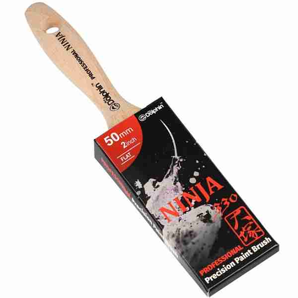 pedzel Ninja 330 FLAT 2 Profesjonalny pędzel malarski Ninja 330 FLAT