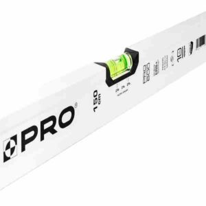 Poziomica PRO600 biała 150 cm z libellą 2% spadku