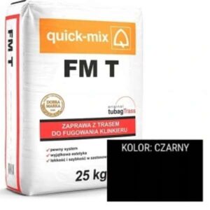 Fuga klinkieru Quick-Mix FM T Czarna 25 kg FMT