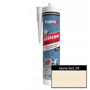Sopro Silicon - Silikon sanitarny Jasny beż 29 | 310ml