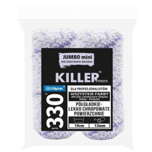 Wkład Dolphin Killer  JUMBO mini - seria 330 szerokość 10cm / włos 13mm - cena za opak. 2 szt.