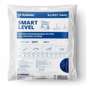Klipsy Smart Level Kubala 1,0mm (kat.1817) 500szt worek System poziomowania do płytek