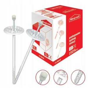 Łącznik do termoizolacji LFMG długość 220mm z trzpieniem stalowym z długą strefą rozpierania (op.100szt) Wkręt Met