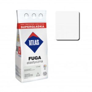 Atlas Fuga Biała 001 – cementowa, elastyczna (1-7 mm) | 3 kg