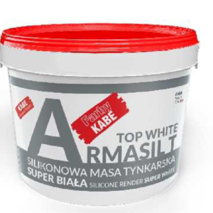 KABE ARMASIL T TOP WHITE - Śnieżnobiały tynk silikonowy baranek 1,5mm | 25kg