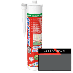 Mapei Silikon Mapesil AC 114 Antracyt – elastyczny uszczelniacz silikonowy | 310 ml
