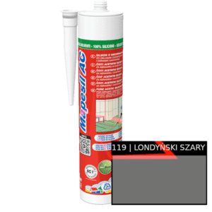 Mapei Silikon Mapesil AC 119 Londyński Szary – elastyczny uszczelniacz silikonowy | 310 ml