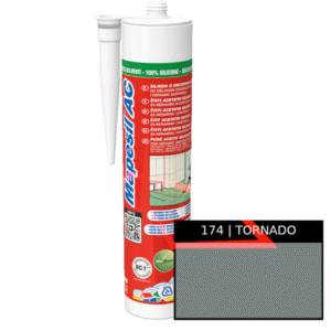 Mapei Silikon Mapesil AC 174 Tornado – elastyczny uszczelniacz silikonowy | 310 ml