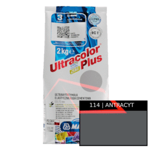 Mapei Ultracolor Plus Antracyt 114 – elastyczna fuga szybkowiążąca | 2 kg