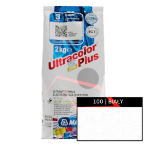 Mapei Ultracolor Plus Biały 100 – elastyczna fuga szybkowiążąca | 2 kg