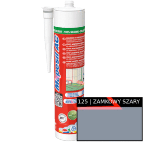 Mapei Silikon Mapesil AC 125 Zamkowy Szary – elastyczny uszczelniacz silikonowy | 310 ml