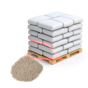 PIASEK KWARCOWY WEBER uziarnienie 0,7-1,2mm 25kg - PALETA - 42 szt.