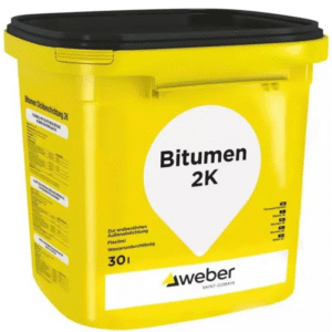 Weber Bitumen 2k - Grubowarstwowa masa hydroizolacyjna 2-komponetowa | 30l