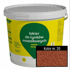 WEBER PC246 - Lakier do tynków mozaikowych kolor 020 | 15kg
