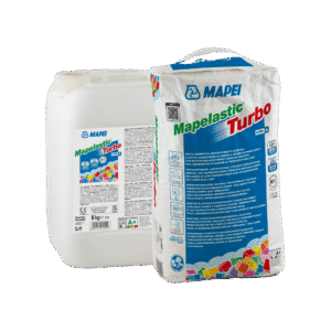 Mapei MAPELASTIC TURBO - Masa hydroizolacyjna szybkoschnąca (A-20 kg, B-16 kg) | 36 kg