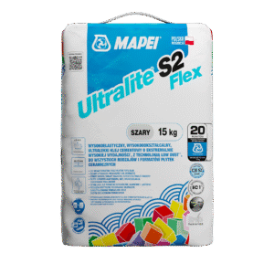 Mapei ULTRALITE S2 FLEX SZARY - Klej wysokoelastyczny lekki | 15 kg