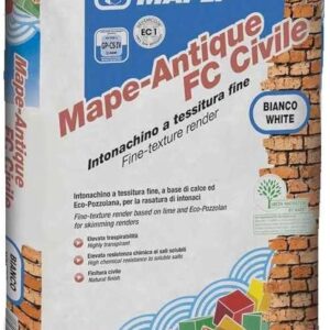 Mapei MAPE-ANTIQUE FC CIVILE BIAŁY - Tynk renowacyjny biały | 25 kg