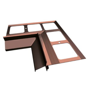 Mapei PROFIL K40 LUX NAROŻNIK WEW. 90 - Narożnik wewnętrzny 90° (szary 7037, brąz 8019, grafit 7024) | 1 szt.