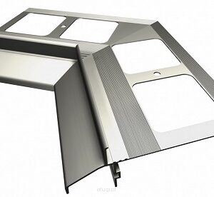 Mapei PROFIL K40 LUX NAROŻNIK WEW. 135 - Narożnik wewnętrzny 135° (szary 7037, brąz 8019, grafit 7024) | 1 szt.