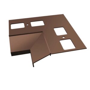 Mapei PROFIL K100 ECO NAROŻNIK WEW. 90 - Narożnik wewnętrzny 90° (szary 7037, brąz 8019, grafit 7024) | 1 szt.