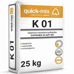 zaprawa murarsko-tynkarska cementowo-wapienna M5 Quick-Mix K 01